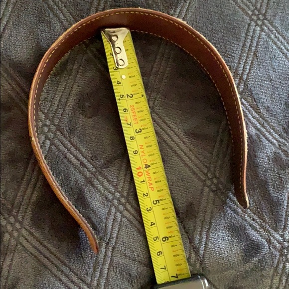 ALVIERO MARTINI Map Print Leather Headband